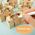 thumbnail image 3 of Pluokvzr 100 pcs Vintage Party Favor Candy Box Mini Suitcase Favor Box with Aircraft Tags Reusable Party Favor Candy Box Easy Assemble Mini Suitcase Favor Box for Travel Themed Party Bridal Shower, 3 of 12