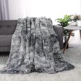 thumbnail image 1 of Fuzzy Faux Fur Throw Blanket - Super Soft And Cozy - Luxury Fluffy Throw Blankets For Couch, Chair, 1 of 4