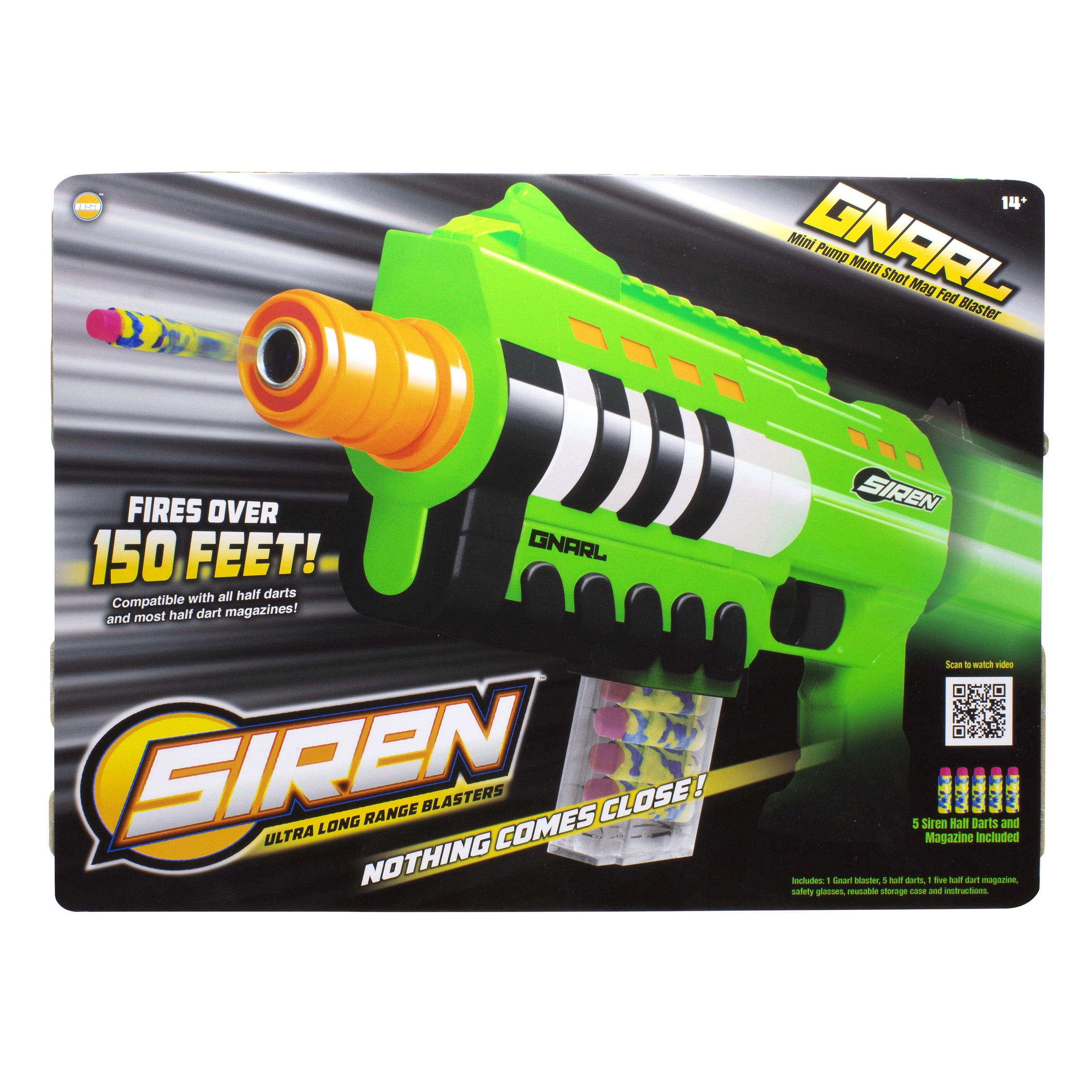 Ryan's World Dart Tag Renegade Rapid Shot Blaster - 80 Dart Pack