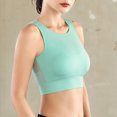 thumbnail image 2 of Sujetador de mujer Secado rápido Fitness Yoga Correr Deportes Ropa interior sin costuras Chaleco Fridja nalpqowj8504, 2 of 8