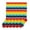 Rainbow (6 Pairs), variant on Angelina Rainbow Striped Knee-High Socks (1 or 6 Pack)