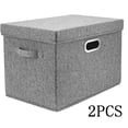 thumbnail image 3 of Grande Boîte de Rangement avec Couvercle Pliable en Tissu, 3 of 4