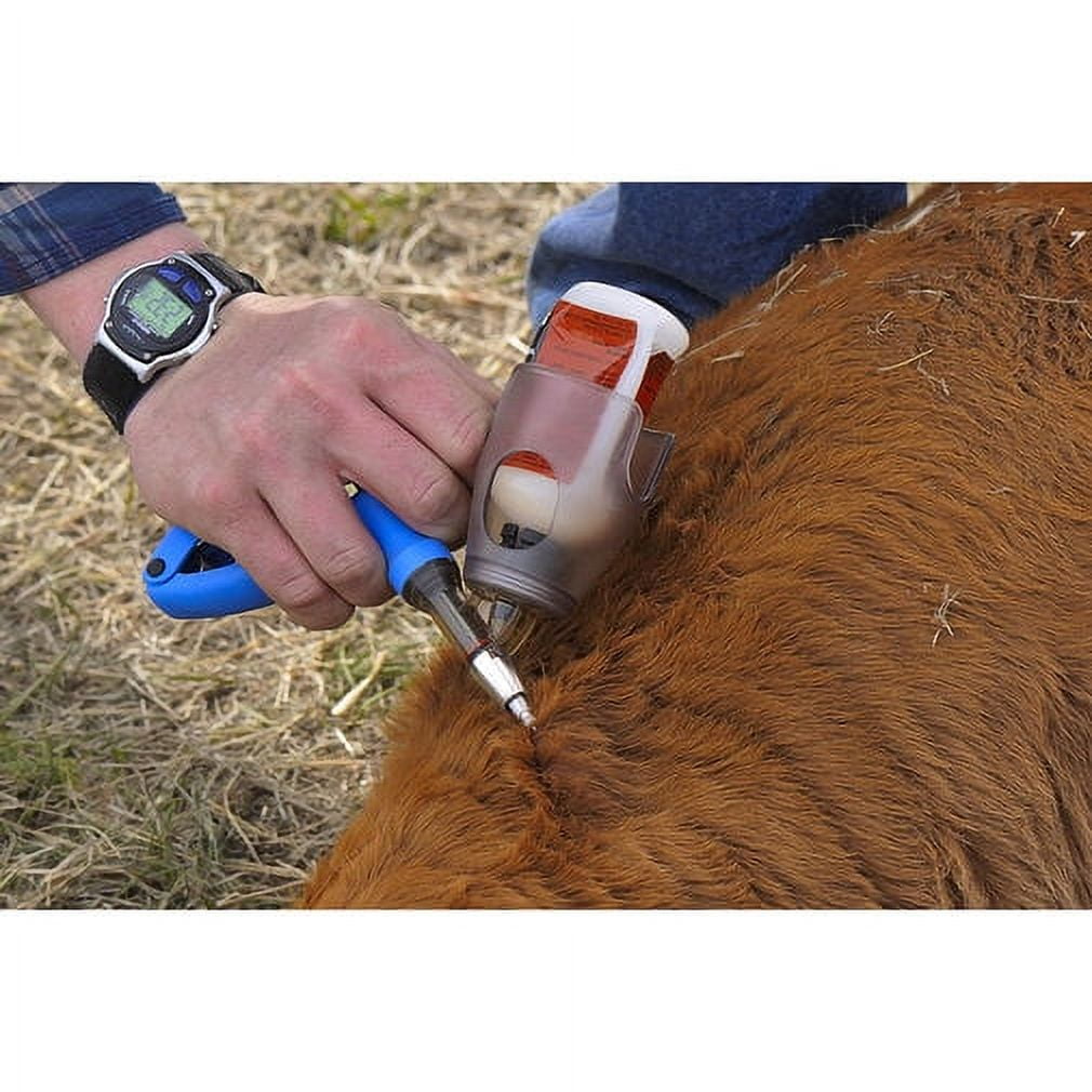 Allflex 2ml Bottle Mount Automatic Self Filling Syringe Cattle Swine Hogs Sheep