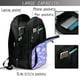 thumbnail image 4 of Fotbe Blue Skull Daisy Mochila con Estampado y Puerto USB para Hombre y Mujer, Mochila Antirrobo, Mochila de Viaje, Mochila Escolar, Mochila Universitaria, 4 of 7