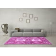 thumbnail image 3 of Ahgly Company Indoor Rectangle Abstract Purple Modern Area Rugs, 5' x 8', 3 of 4