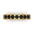 thumbnail image 1 of 1.81 ct Brilliant Round Cut Natural Onyx 14k Yellow Gold Band SZ 9, 1 of 6