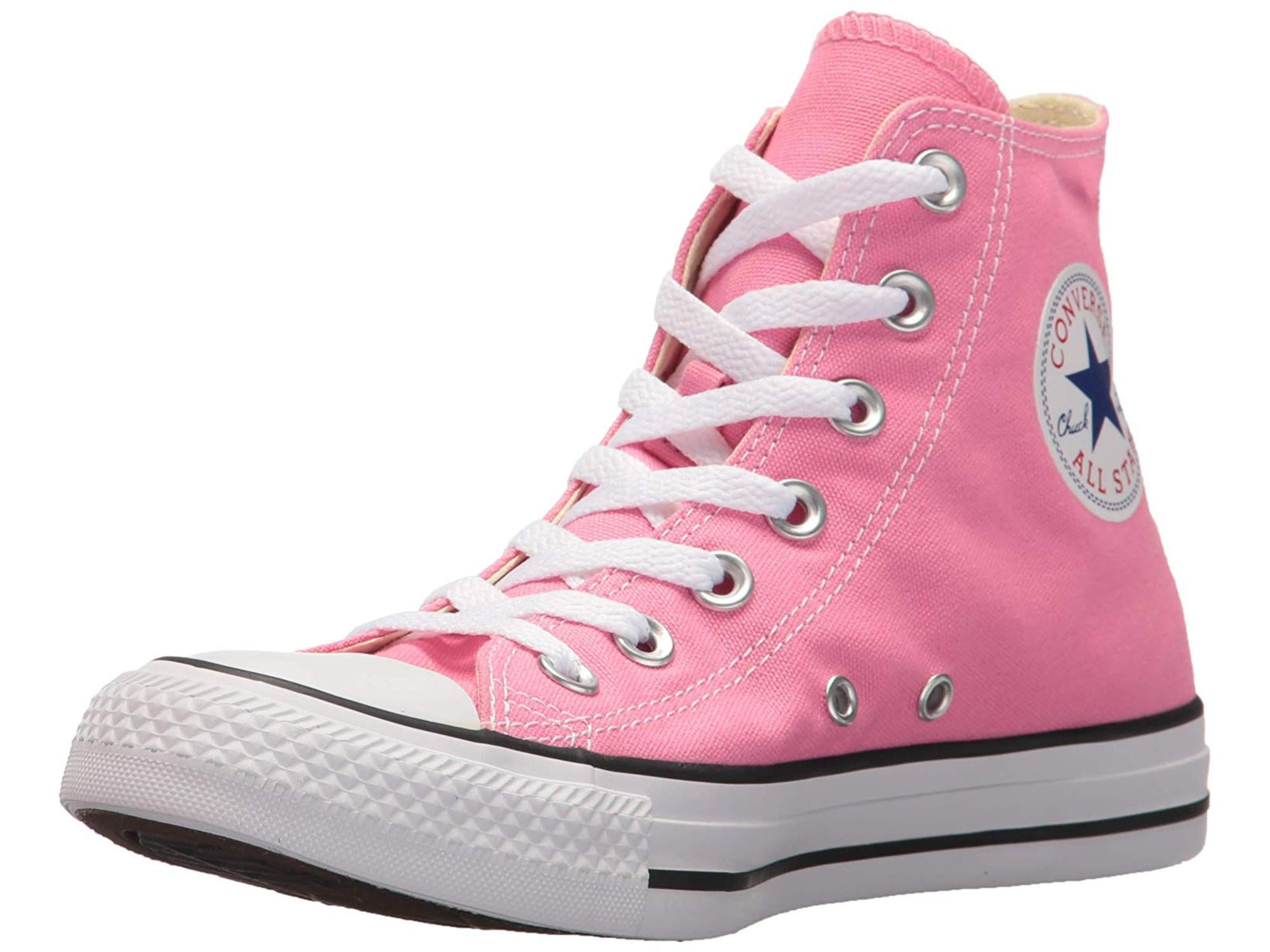 pale pink high top converse