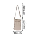 thumbnail image 3 of Bolsa cruzada de nailon para mujer, con portabotellas, bolsillo para teléfono, monedero, correa ajustable, ligera, compacta y versátil para uso deportivo y diario., 3 of 6