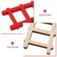 thumbnail image 3 of FUTUREORYY Miniature Wood Ladder 10Pcs Realistic Design For Home Decor And Landscape Ornament Wood, 3 of 7