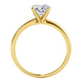 thumbnail image 4 of Mauli Jewels 0.50 Carat Round Diamond ( I-J/ I1-I2 ) Prong Set Solitaire Ring in 10K Yellow Gold, Ring Size 6, 4 of 6