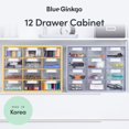thumbnail image 2 of Organizador gris apilable de 12 cajones BLUE GINKGO, 2 of 7