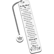Christmas Stocking Stuffers Bookmark Gifts Ideas for Mom - to My Mommy Birthday Gift I Love You Bookmarks, Mom Gifts from Daughter Son, Cute Mother Retirement Birthday Appreciation Gift for Women