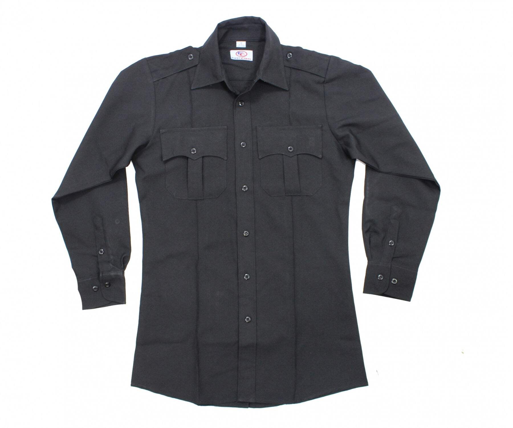 トップス deres first class long sleeve T shirt First Class Working Pocket Tactical Button Safety Uniform Shirt