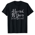 thumbnail image 1 of AALJY Cadeau de Mariage 18 Ans pour Elle et Couples T-Shirt, 1 of 5