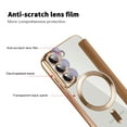 thumbnail image 3 of Allytechgroup Wallet Case for Samsung Galaxy A26 5G with Card Slots & Lens Protector, Compatible with MagSafe, Slim Shockproof Anti-Scratch Clear Back Panel [RFID Blocking] Case, Brown, 3 of 8