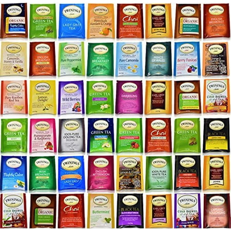 Twinings Tea Bags Sampler Assortment Variety Pack -Gift Box - 48 (Best Tea Gift Sets)