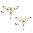 thumbnail image 3 of Balery Lovely Avocado Tangas de Algodón para Mujer con Estampado – Ropa Interior Sexy, Transpirable, G-string-X-Large, 3 of 6