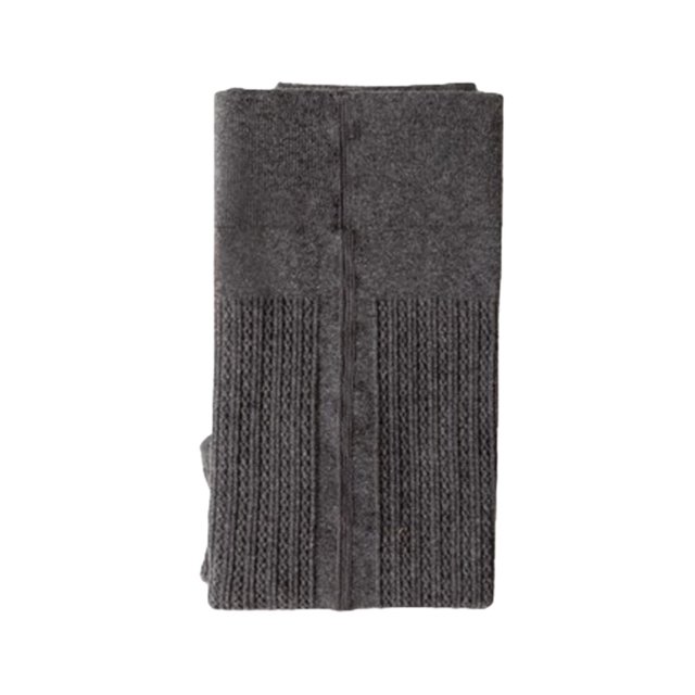 Medias a rayas Minnieouse camello blanco crema mujer pantimedias cálidas ligeras invierno Gris oscuro
