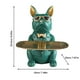 thumbnail image 3 of Figuritas de arte Bulldog, artículos diversos de caramelo, escultura de animales de resina para el hogar, la sala de estar Sywqhk Libre de BPA, 3 of 8