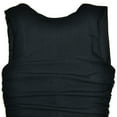 thumbnail image 5 of Women's Backless Pleated Midi Dress - Round Neck Sleeveless, Polyester, Party/Casual - S-L Sizes, 5 of 6