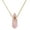 Rose Quartz 5, variant on Oil Diffuser Bottle Pendant Necklace Stainless Steel Chain Choker for Women Adjustable Length Neckchain Party Jewelry