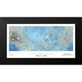 thumbnail image 2 of United States Geological Survey 14x9 Black Modern Framed Museum Art Print Titled - Decorative Topographic Map of the Moon, Projection, 2 of 5