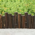 thumbnail image 3 of 8"H x 134"L Backyard X-Scapes Caramel Brown Bamboo Garden Edging for Landscaping Flexible (6-Pack), 3 of 5