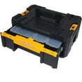thumbnail image 2 of DeWalt TSTAK 16 in. Plastic Single Deep Drawer Tool Box 12 in. W x 6 in. H Black, 2 of 2