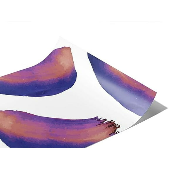 Rwraps Purple Abstract Wicked Stepmother Gloss Vinyl Film Wrap 59in x 6in Vinyl Vehicle Car Film