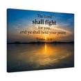 thumbnail image 6 of Scripture Walls  The Lord Shall Fight For You Exodus 14:14Bible Verse Canvas Christian Wall Art Ready to Hang Unframed, 6 of 7