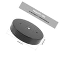 thumbnail image 4 of IFANLANDOR 1 Set Square Cover Plate for Light Fixtures in Black Metal, 4 of 8