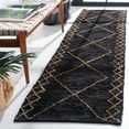 thumbnail image 2 of SAFAVIEH Vintage Leather Kennet Geometric Runner Rug, Black/Natural, 2'3" x 9', 2 of 11