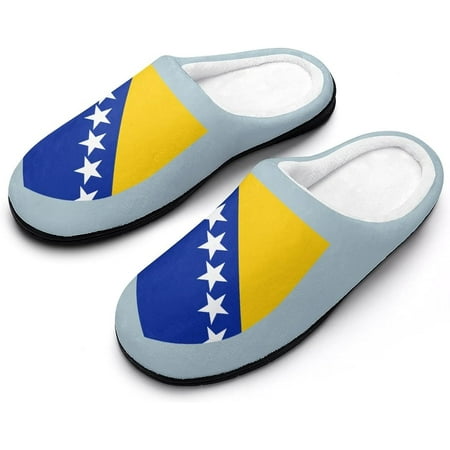 

Coat of Arms of Bosnia and Herzegovina Women s Cotton Slippers Funny Printed Non Skid Rubber Soles
