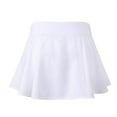 thumbnail image 1 of Jupe Patineuse Mini Décontractée Évasée Polyvalente de Base pour Femmes, Athlétique, à Séchage Rapide, d'Entraînement, Legging Court à Jupe pour Femmes, Jupe-Short Mini Évasée Unie de Base & Jupes de Tennis pour Femmes, Pantalons, 1 of 7