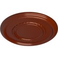 thumbnail image 3 of Ekena Millwork 17 3/8"OD x 1 1/8"P Federal Roped Large Ceiling Medallion (Fits Canopies up to 7 3/4"), Hand-Painted Firebrick, 3 of 6