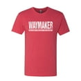 thumbnail image 2 of Wild Bobby Waymaker Inspirational/Christian Men Premium Tri Blend Tee, Vintage Red, Medium, 2 of 5