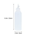 WAXIAYU 2x 500ML Squeeze Plastic Bottles for Crafts & Glue (White