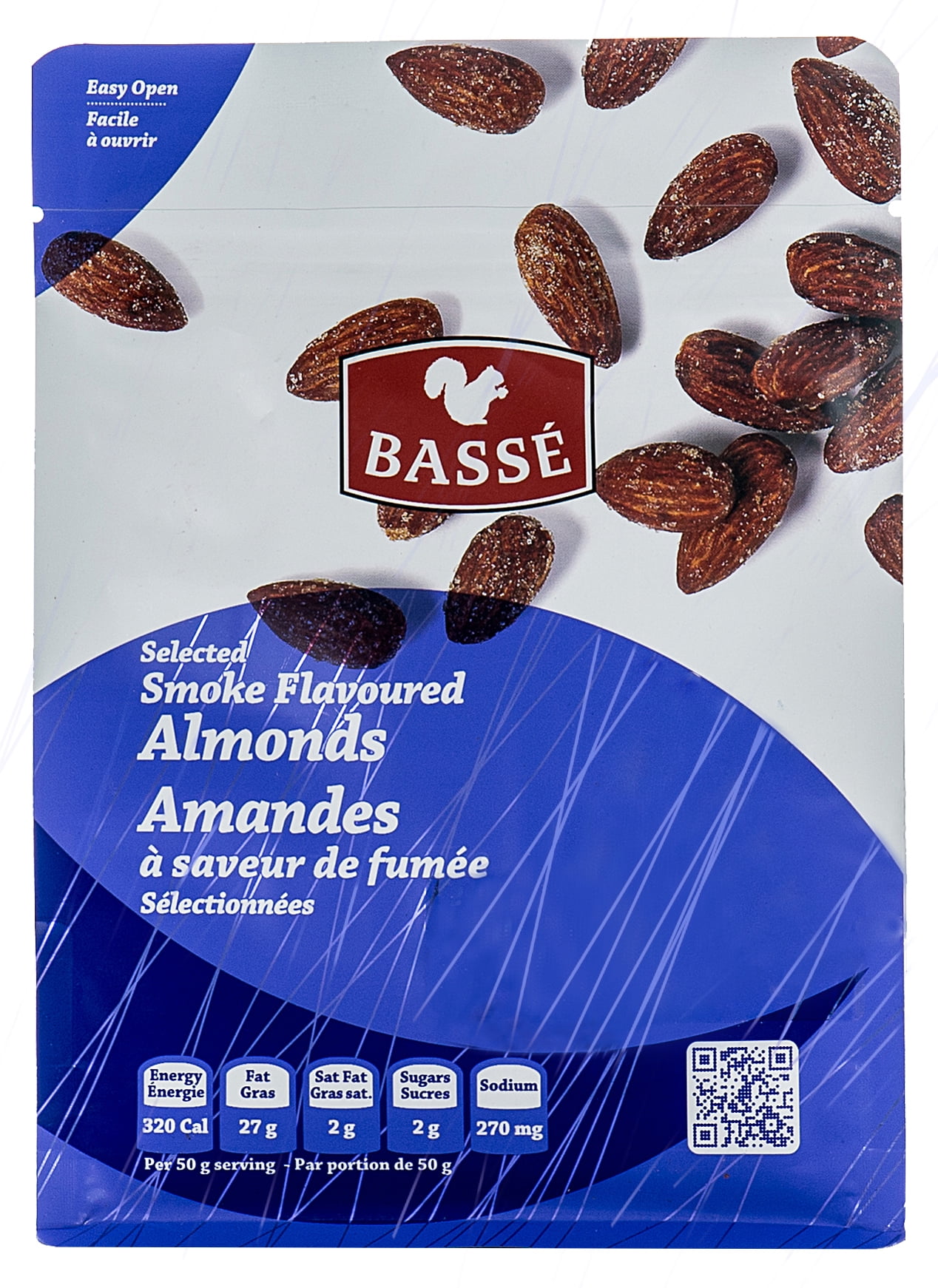 Basse Selected Smoke Flavored Almonds (7oz.) Best Nut Almonds Nutrition Toast Almonds... by Basse Nuts