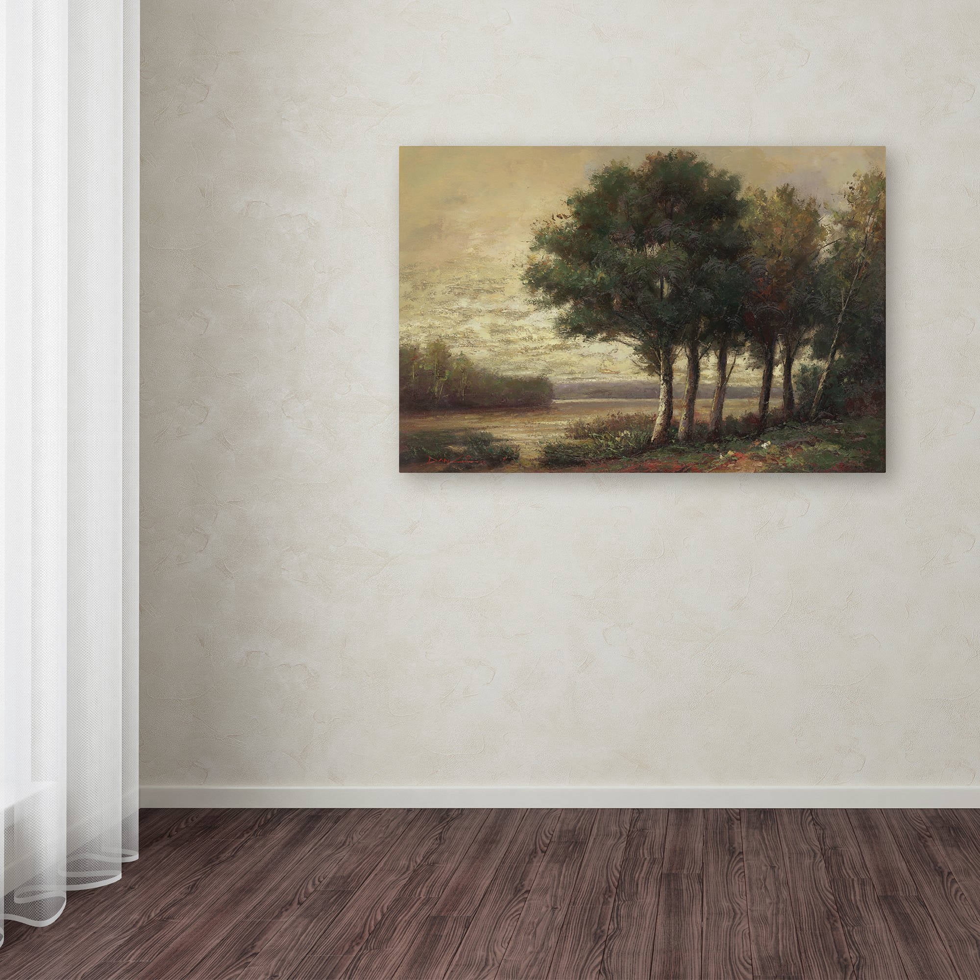 Trademark Fine Art "Tranquility" Canvas Art by Daniel Moises