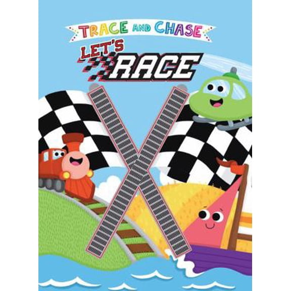 Pre-Owned Trace and Chase: Let's Race - Children's Sensory Board Book with Touch and Feel Trails (Unknown) 1955044880 9781955044882