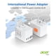 thumbnail image 2 of Adaptador de enchufe de viaje Acer Universal con 5 puertos USB 5,8 A, color blanco, 2 of 6