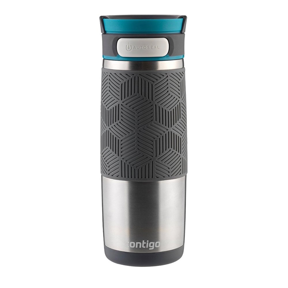 Contigo Autoseal Transit Travel Mug 16 Oz., Stainless Steel with Blue