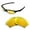 24K Gold Mirror Coated - Polarized, variant on Walleva Clear Replacement Lenses for Oakley Half Jacket XLJ Sunglasses