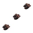 thumbnail image 1 of Sonducket Zapatillas de casa Suministros de invierno Zapato cálido Base gruesa Zapatos de fondo Calentador Mujer Zapatilla de felpa Oscuro 28 Type1 NO1, 1 of 6
