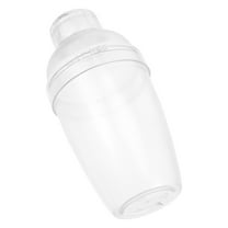 OATIPHO Clear Plastic Shaking Cup with Measurement Scale for Cocktail and Protein Shakes
