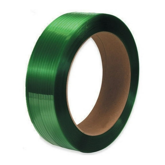 Polyester Strapping Green 1/2" X 5800' Roll On 16" X 6" Core
