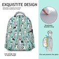 thumbnail image 5 of Corgi Dog and Flowers Backpack for School,Cute School Bag,Schoolbag with Adjustable Shoulder Straps & Padded Back,15.3"x11"x7.1".﻿, 5 of 6