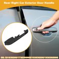 thumbnail image 2 of Manija de Puerta Exterior del Lado del Pasajero Trasero Unique Bargains No. 321839206/173839206E/193839206/193839206G para VW CADDY 1982-1992 Tonal Plateado, Negro ABS, Metal 1 Juego, 2 of 6