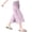 Purple, variant on Women's Wide Leg Pants with Bow Detail Elastic High Waist Casual Culottes for Summer