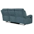 thumbnail image 4 of Global Furniture USA U6024 Dark Gray Velvet Fabric Reclining Sofa, 4 of 7